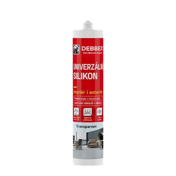 Univerzální silikon 280 ml kartuše transparentní