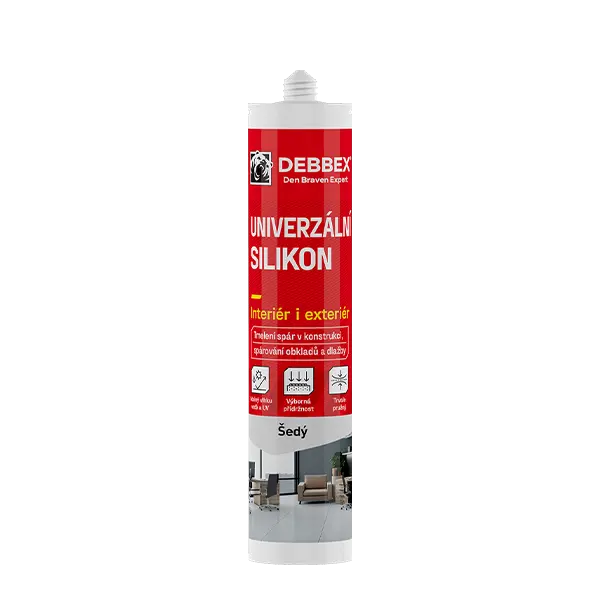 Univerzální silikon 280 ml kartuše šedá