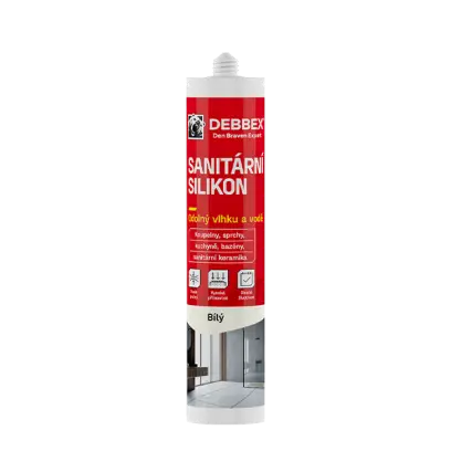 Sanitární silikon 280 ml kartuše bílá