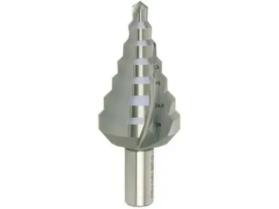 Vrták stupňovitý HSS 5-28mm/7st. - G 5-8,8-11,8-15,3-19-24,5-28 stopka 10mm