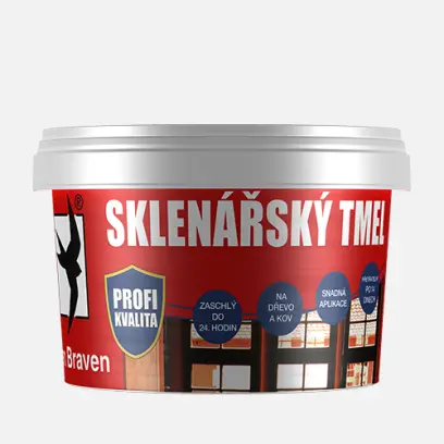 Sklenářský tmel 0.5kg kelímek RL