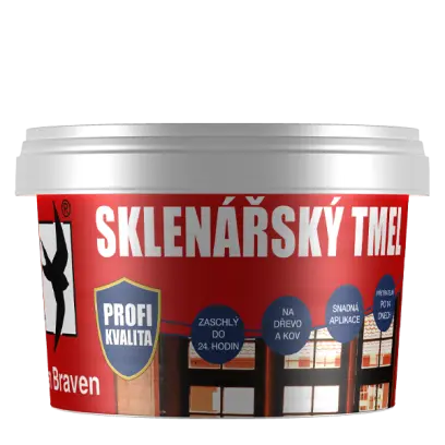 Sklenářský tmel 500 g kelímek béžová