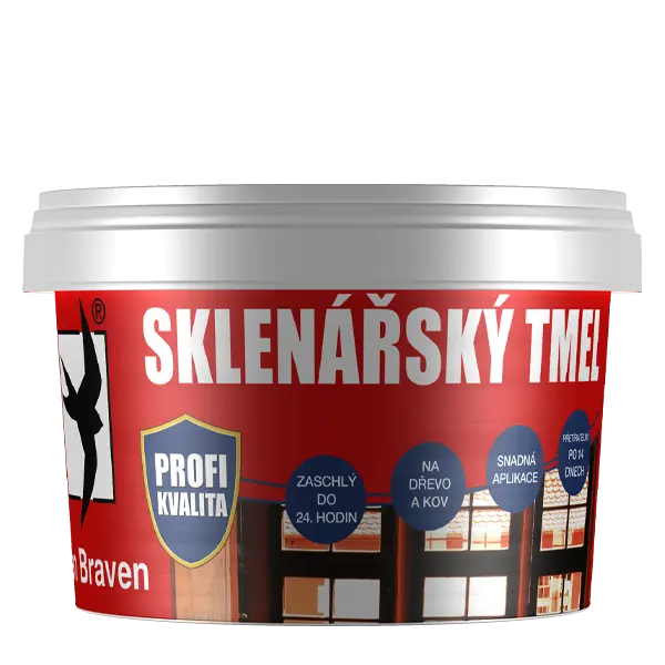 Sklenářský tmel 500 g kelímek béžová