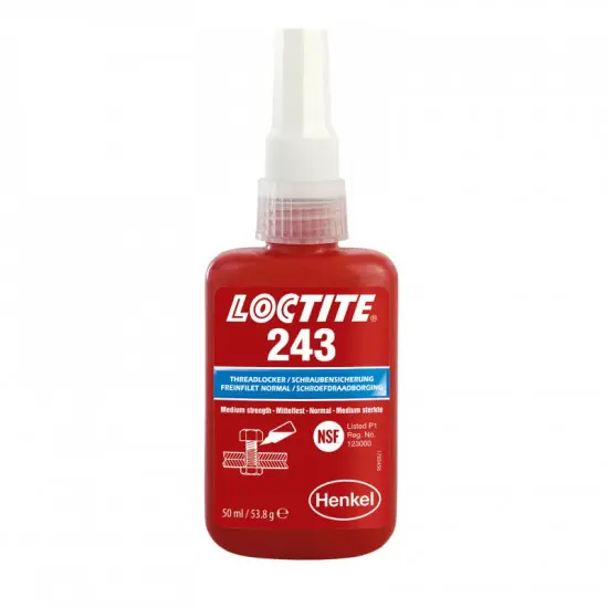Loctite 243 50 ml zajištění šroubů střední pevnost