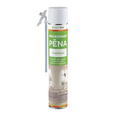 Nízkoexpanzní pěna trubičková Green Line 750 ml trubičková dóza žlutá