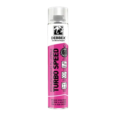 Rychleschnoucí PU lepidlo Turbo Speed 750ml