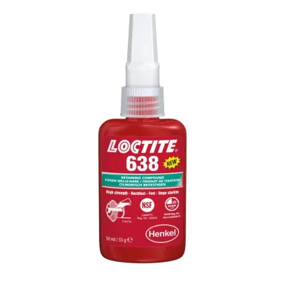 Loctite 638 50 ml upevňovač spojů vysok.pev