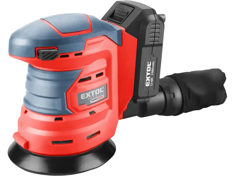 bruska excentrická aku SHARE20V, 125mm, 20V Li-ion, 2Ah bruska excentrická aku SHARE20V, 125mm, 20V Li-ion, 2Ah