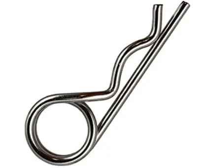 Pruž. závlačka DIN 11024 nerez A4 drát 3,6x64/díra 4,0mm dvojitá