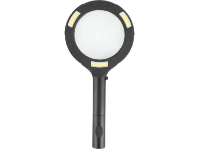 lupa se světlem 80lm, 3x zvětšení, 3x0,5W COB LED