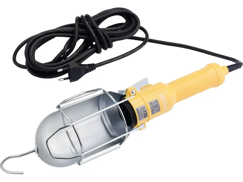 světlo závěsné se svorkou, 230V, 5m kabel, E27 světlo závěsné se svorkou, 230V, 5m kabel, E27