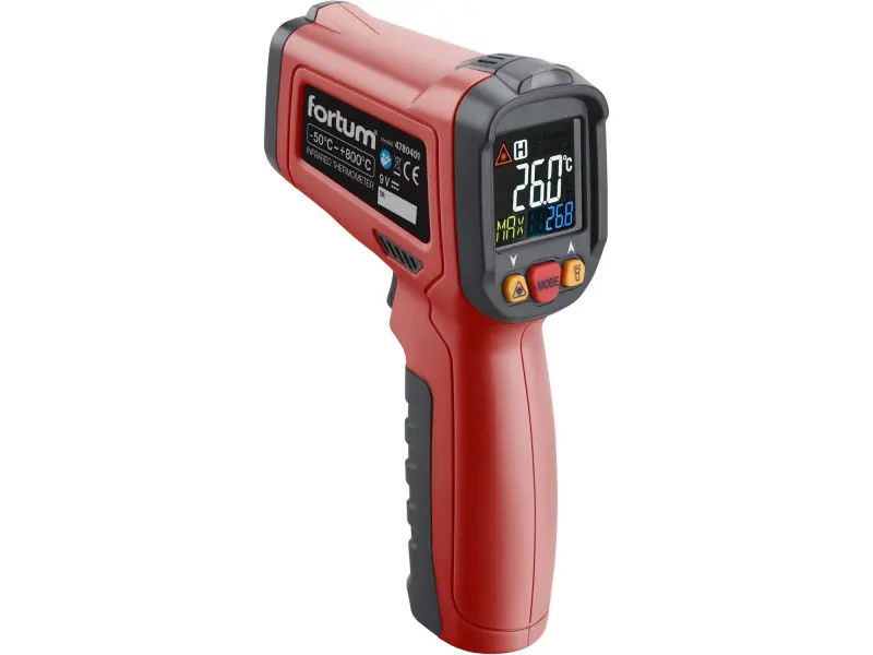 teploměr bezkontaktní IR průmyslový, se sondou