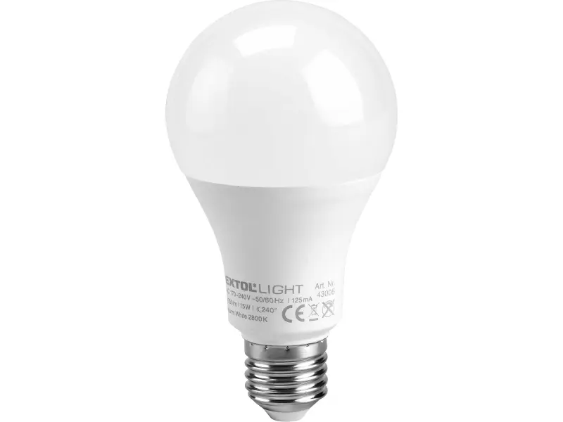 žárovka LED klasická, 1350lm, 15W, E27, teplá bílá žárovka LED klasická, 1350lm, 15W, E27, teplá bílá