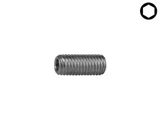 Šroub stavěcí DIN 916 ocel 45H M6x20 ZB Šroub stavěcí DIN 916 ocel 45H M6x20 ZB