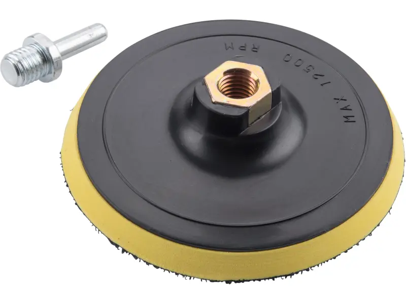 nosič brusných výseků - M14, suchý zip s redukcí úchytu do vrtačky, O 125mm