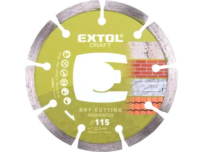 kotouč diamantový řezný segmentový 108811 - suché řezání, O 115x22,2x2 mm
