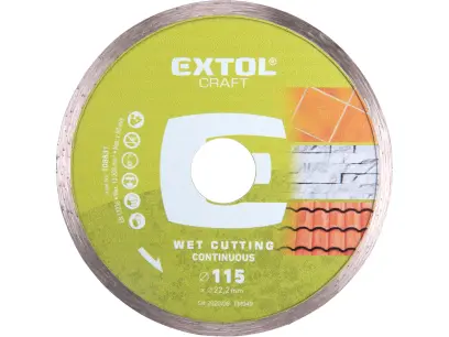 diamond cutting disc - wet cutting, ⌀ 115 × 22.2 × 2 mm