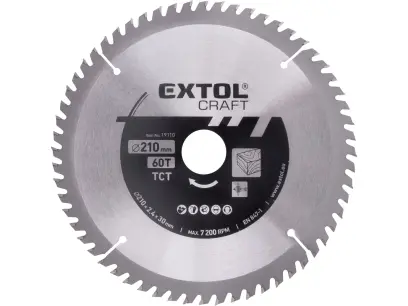 kotouč pilový s SK plátky, O 210x2,4x30mm, 60T