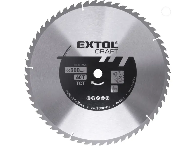 kotouč pilový s SK plátky, O 500x3,8x30mm, 60T kotouč pilový s SK plátky, O 500x3,8x30mm, 60T