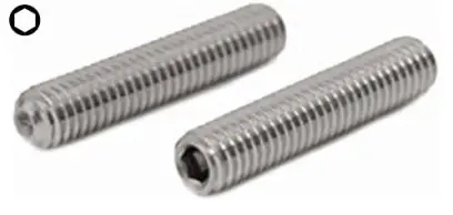 Šroub stavěcí DIN 916 nerez A4 M6x8