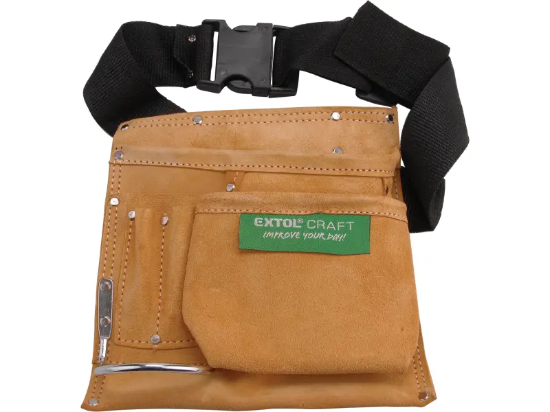 pás na nářadí kožený 418, 3 kapsy