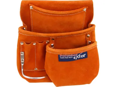 pás na nářadí kožený 421, 3 kapsy
