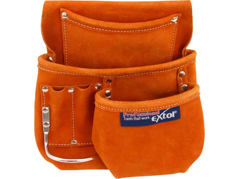 pás na nářadí kožený 421, 3 kapsy