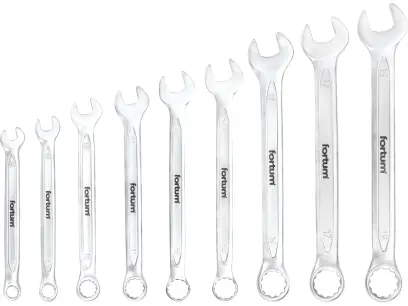 klíče očkoploché, sada 9ks, 6-19mm