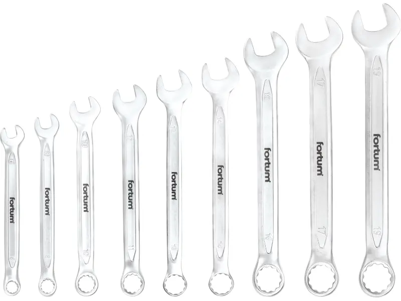 klíče očkoploché, sada 9ks, 6-19mm klíče očkoploché, sada 9ks, 6-19mm