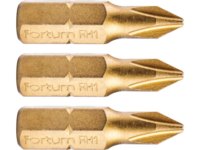 hrot křížový phillips, sada 3ks, PH 1x25mm,titan. úprava, S2 hrot křížový phillips, sada 3ks, PH 1x25mm,titan. úprava, S2