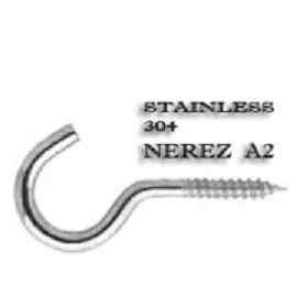 Hák s vrutem 60mm A2