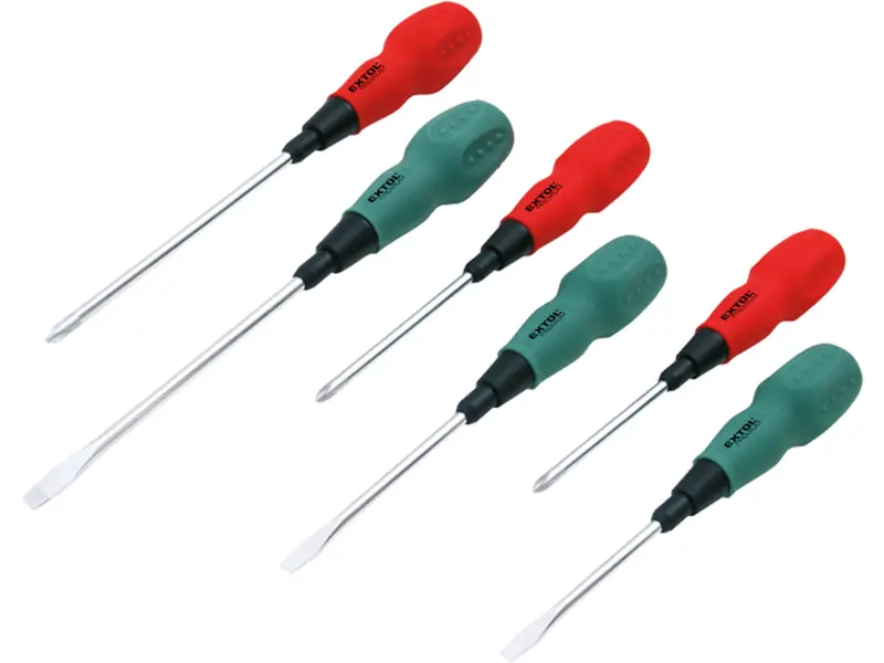 šroubováky, sada 6ks, CrV šroubováky, sada 6ks, CrV