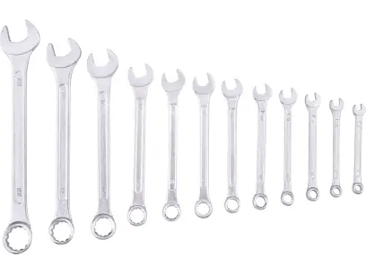 klíče očkoploché, sada 12ks, 6-22mm