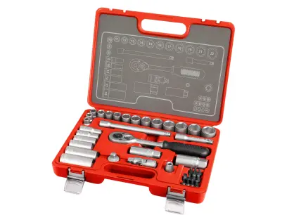 hlavice nástrčné, sada 39ks, 3/8