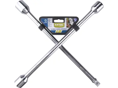 klíč křížový na kola, 17-19-21mm-1/2