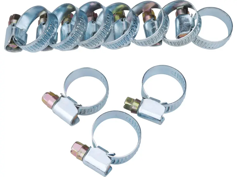 spony hadicové NEREZ, balení 10ks, 12-22mm spony hadicové NEREZ, balení 10ks, 12-22mm