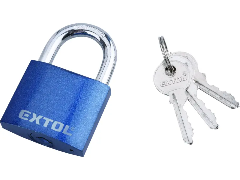 zámek visací litinový barevný, 50mm EXTOL CRAFT zámek visací litinový barevný, 50mm EXTOL CRAFT