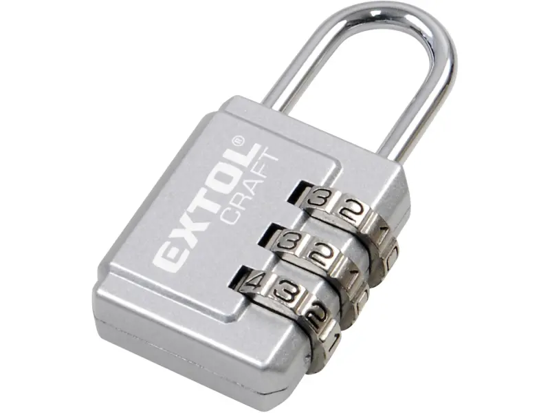 zámek kombinační s trojmíst. kódem, 26x55mm zámek kombinační s trojmíst. kódem, 26x55mm