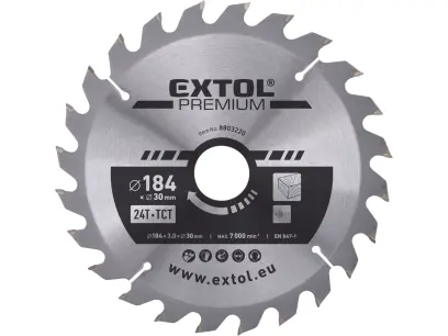 kotouč pilový s SK plátky, O 184x3,0x30mm, 24T