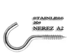 Hák s vrutem 40mm A2 Hák s vrutem 40mm A2