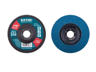 kotouč lamelový šikmý zirkonový, O 125mm, P100