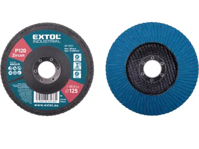 kotouč lamelový šikmý zirkonový, O 125mm, P120