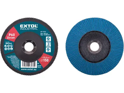 kotouč lamelový šikmý zirkonový, O 150mm, P60