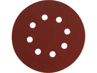 papíry brusné výsek, suchý zip, bal. 10ks, 125mm, P40, 8 otvorů