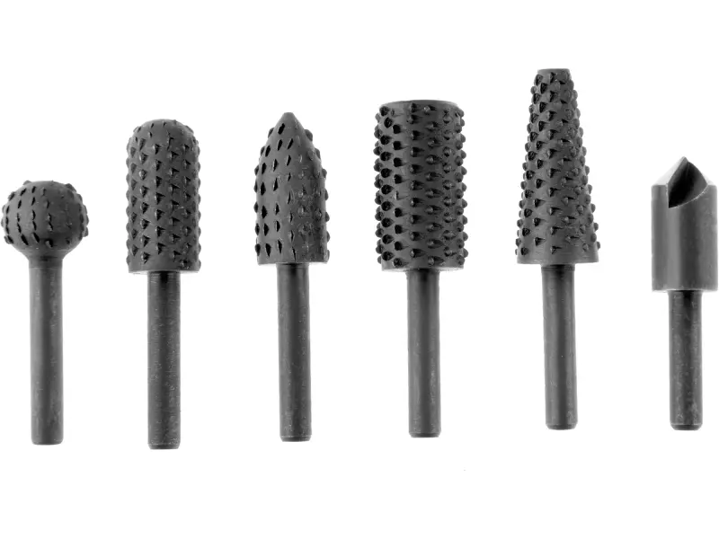 rašple rotační do dřeva, sada 6ks rašple rotační do dřeva, sada 6ks