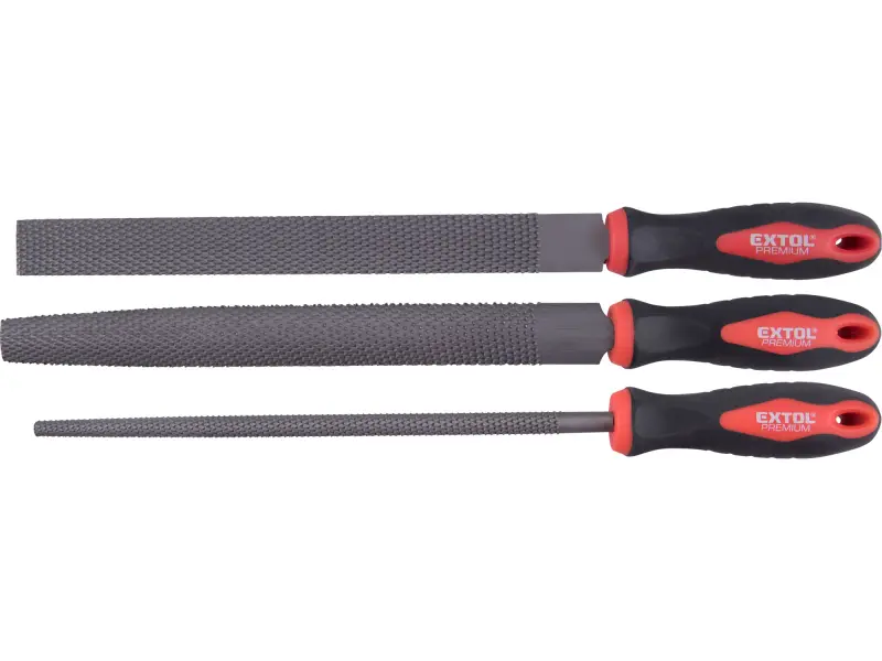 rašple, sada 3ks, 250mm, sek 2, sada obsahuje rašple : plochou, úsečovou a kruhovou rašple, sada 3ks, 250mm, sek 2, sada obsahuje rašple : plochou, úsečovou a kruhovou