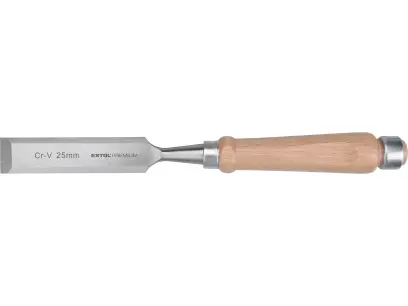 dláto s bukovou rukojetí, 25mm, délka 280mm, CrV