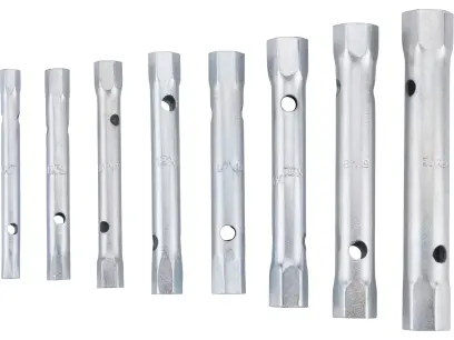 klíče trubkové, sada 8ks, 6-22mm, CrV