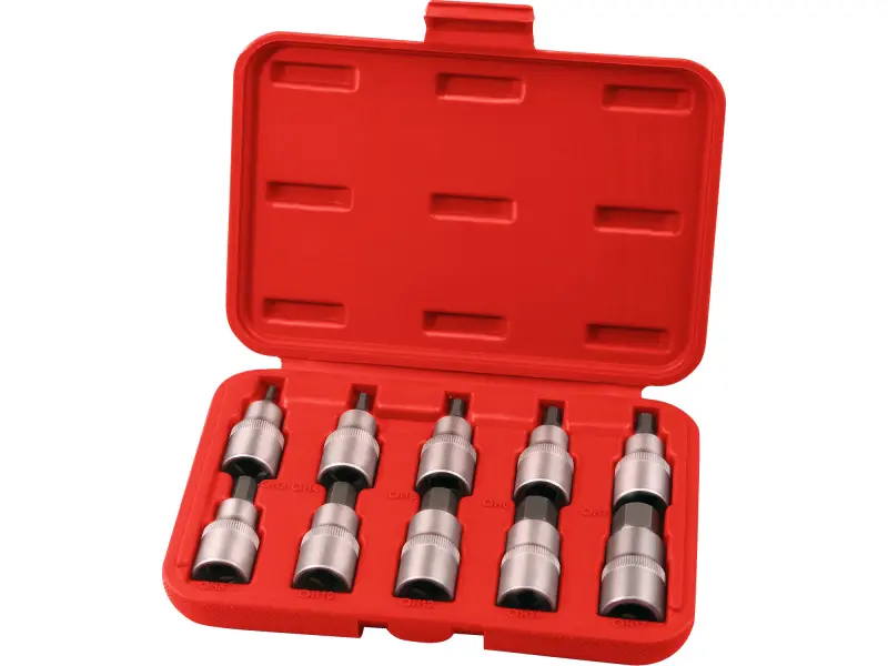 hlavice zástrčné IMBUS, sada 10ks, 1/2 hlavice zástrčné IMBUS, sada 10ks, 1/2