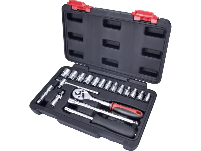 hlavice nástrčné, sada 19ks, 1/4 hlavice nástrčné, sada 19ks, 1/4